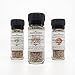 Seasoned Essentials | Gourmet Smoked Sea Salt Grinder Variety Pack (3 Pack) | Rich, Smoked Salt Variety Pack to Add Divine Flavor on Meat, Fish, Veggies and Much More!
