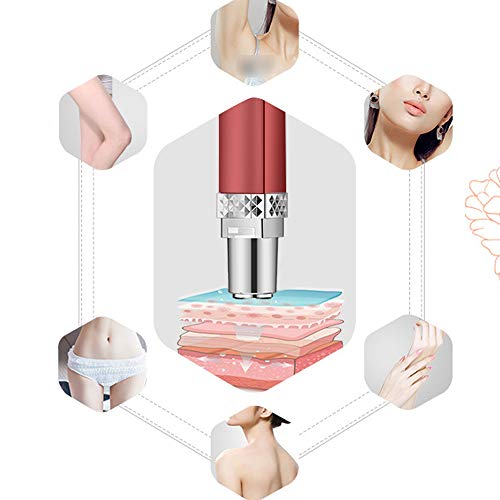 Anself Batom Forma Design Mini Corpo Elétrico Removedor de Pêlos Faciais Rosto Depilador Moda Remoçã