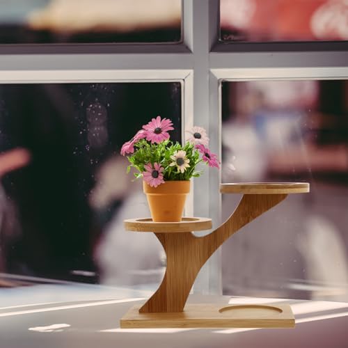 Support pour pot de fleurs multicouche NUOBESTY en matériau synthétique - 5