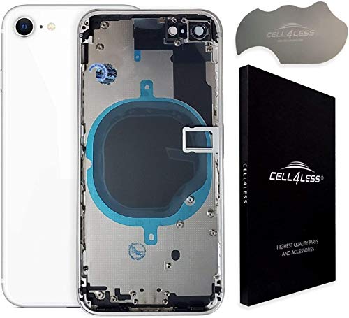 Cell4less Housing Replacement for The iPhone SE 2020 Model - Housing Unit Only A2275, A2296, A2298 (White)