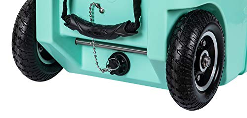 Seavilis Camping Cooler With Wheels+Handle 50Qt -Sea Foam Green #TOP5