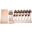 Rose gold 6 sets