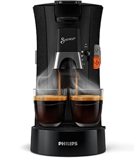 Philips Senseo Select ECO CSA240/20 - Macchina per cialde da caffè, con funzione memo in plastica riciclata, colore: Nero