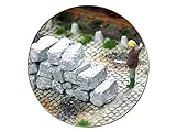 Material: Keramik modellbahn-exklusiv Juweela 28194 - Schrottballen Alu Aluminium, 30 Stück, Spur H0, 1:87