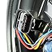 Kojem Rear Left Tail Light W/Blub Compatible with 2017-2021 Jeep Compass Driver Side Lamp Brake Stop Indicator Outer Car