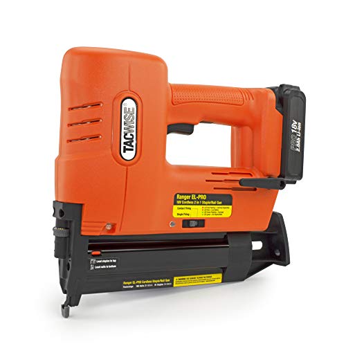 Tacwise 1506 Ranger EL-PRO, 18V Cordless 2-in-1 Staple/Nail Gun with 18V Battery, Charger & 2,000 Staples/Nails, Uses Type 91 Staples and Type 180 Nails , Orange 2 Tacwise 1506 Ranger EL-PRO, 18V Cordless 2-in-1 Staple/Nail Gun with 18V Battery, Charger & 2,000 Staples/Nails, Uses Type 91 Staples and Type 180 Nails , Orange - Image 2