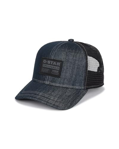 G-Star Denim Embro Baseball Trucker Cap, Men's Baseball Cap, Color Blue