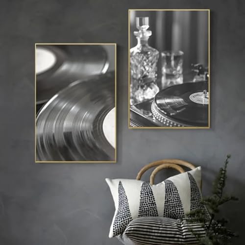 Affiche vinyle vintage pour habiller un grand mur vide de salon bar