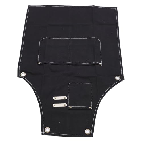Delantal de trabajo JTLB de lona resistente con bolsillos y tirantes ajustables miniatura 2