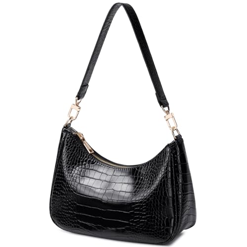 Image of CYHTWSDJ Shoulder Bags for Women, Cute Hobo Tote Handbag Mini Clutch Purse with Zipper Closure
