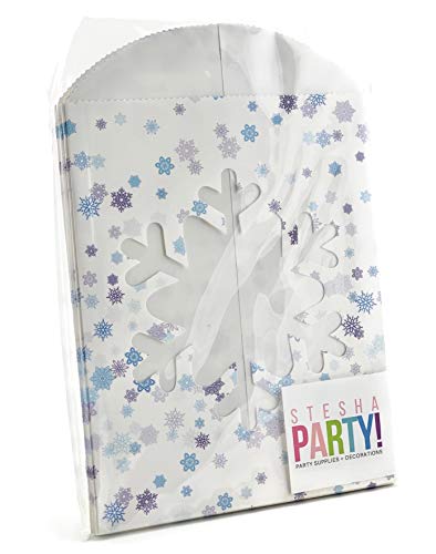 Geschenktüten für Geburtstage, mit transparentem Fenster, 22,9 x 15,2 cm, 10 Stück Cover