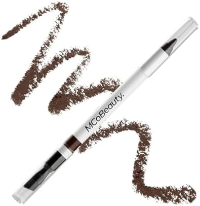 MCoBeauty Dual Ended Pro Eyeliner Pencil & Smudge Brush - Chocolate