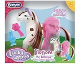 Breyer Color Changing Bath Toy, Blossum The Ballerina Horse, Brown/ White with Surprise Pink Markings, 7