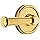 Grandeur Georgetown Rosette Privacy Georgetown Lever in Timeless Bronze