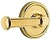 Grandeur Georgetown Rosette Privacy Georgetown Lever in Polished Brass