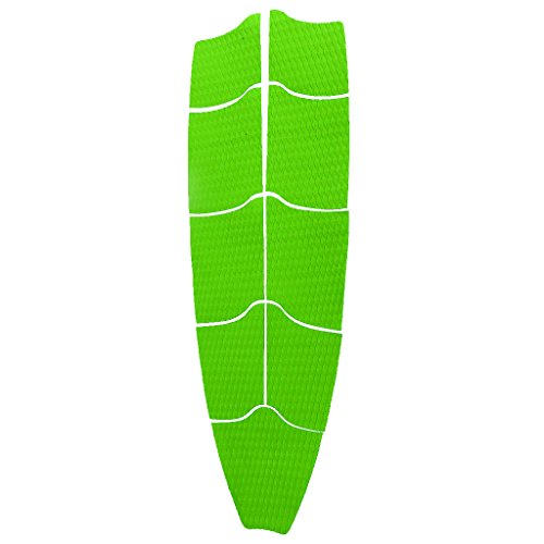 Dovewill 9 Pieces/Set Premium Performance EVA Surfboard Stand Up Paddleboard Surfing SUP Deck Pad/Traction Pad/Tail Pads - Choice of Color - Green