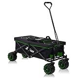 SAMAX Bollerwagen Handwagen Kühltasche Gartenwagen Strandwagen Klappbar Faltbarer Bollerwagen...