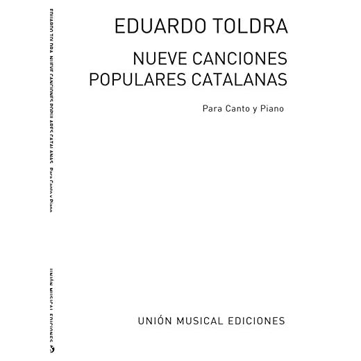 TOLDRA E. - CANCIONES POPULARES CATALANAS (9) -