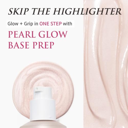 Image of YUNJAC Base Prep Pearl Echo, 0.85 fl oz, Hydrating Pearl Primer | Base Prep Pearl Echo: Pearl primer with Vegan Glue, hyaluronic acid and panthenol for smooth grip and layerable glow
