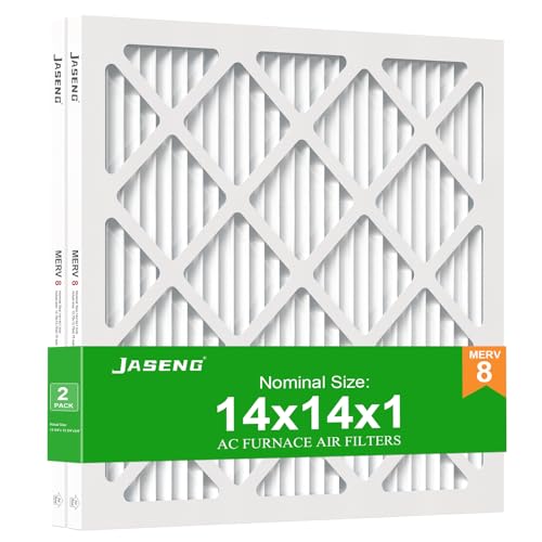 Image of 14x14x1 MERV 8 Air Filter, 2-Pack for Furnace HVAC