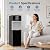 OSTBA Bottom Loading Water Cooler Dispenser for 3 & 5 Gallon Bottles, Hot, Cold & Room Water, LED Display, Child Safety Lock, Stainless Steel Tank Water Dispenserfor Home & Office
