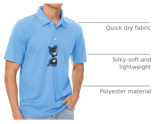 MAGCOMSEN Dry Fit Golf Polo