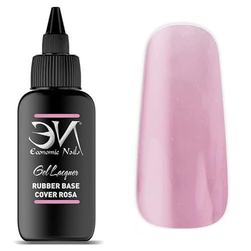 Rubber Base Refill Cover Rosa 50ml | Rubber Base Clear de Economic Nails