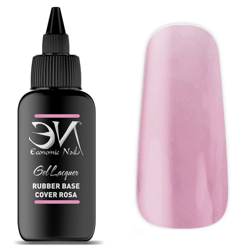 Rubber Base Refill Cover Rosa 50ml | Rubber Base Clear de Economic Nails