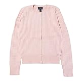 [POLO RALPH LAUREN] [ポロラルフローレン] カーディガン ガールズライン レディース ミニケーブル クルーネック長袖 コットン 313543047 (JP, アルファベット, XL, 010／HINT PINK(ヒントオブピンク)) [並行輸入品]