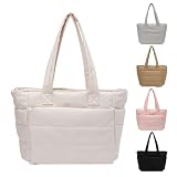 Bolso Tote para Mujer - Bolso Tote Ligero Acolchada Ligera con Múltiples Compartimentos | Bolsa de Hombro Ideal para...