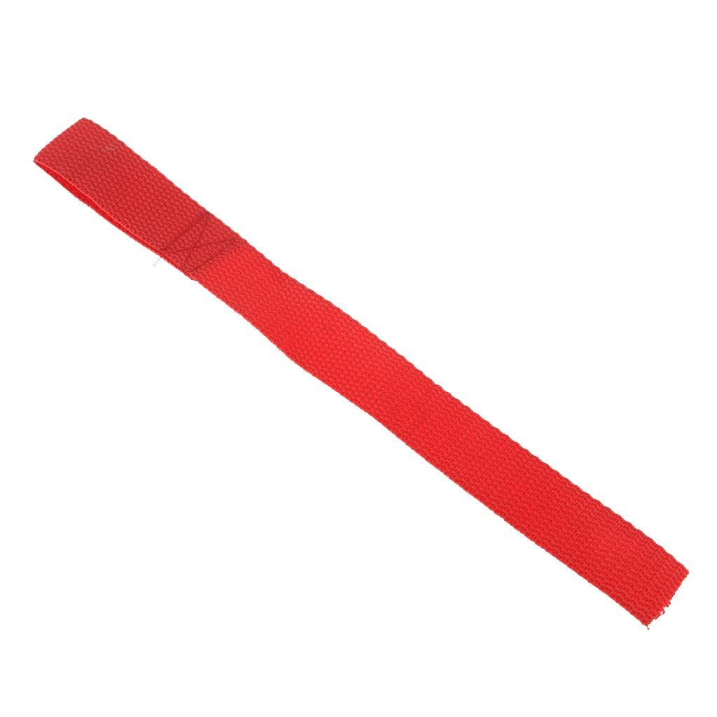 Correa Roja De Poliéster Con Gancho Del Cabrestante Winche Universal ATV Parts 8cm / 3.15 Inch