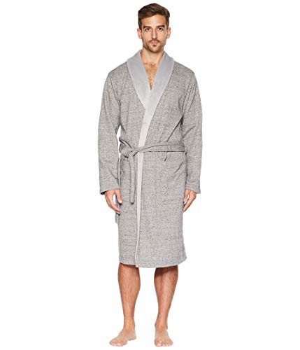 UGG Men's Robinson Bathrobe, Grey Heather, Medium-Large US
