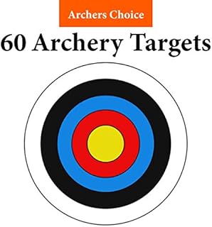 Archers Choice 60 Archery Targets: Paper Archery Targets | Archery Target | Arrow Target | Crossbow Target
