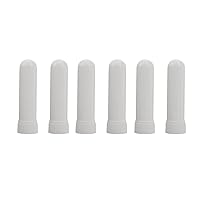 Vista 12 de Tubos inhaladores nasales de aceite esencial, tubos inhaladores nasales de plástico vacíos recargables para bricolaje, 50 unidades, naranja