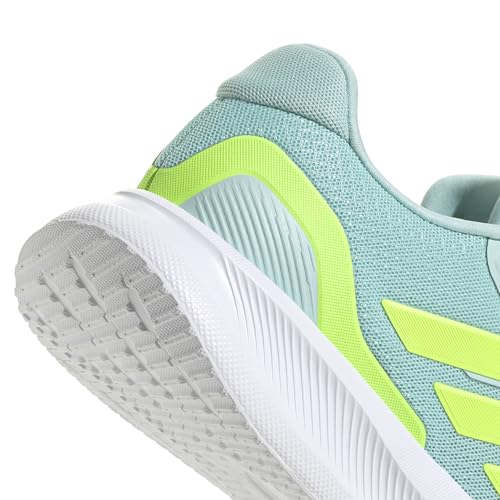 adidas Damen Runfalcon 5 Running Shoes Laufschuhe, semi Flash Aqua/Lucid Lemon/core Black, 39 1/3 EU