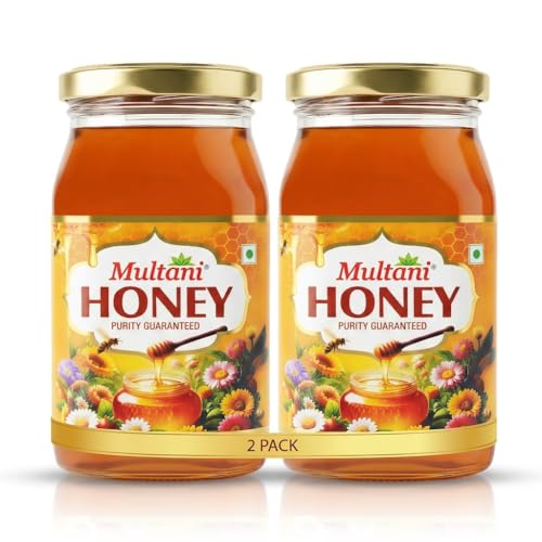 Image of Multani 100% Pure Honey 500gm (Pack of 2) | No Added Sugar | Natural Immunity Booster