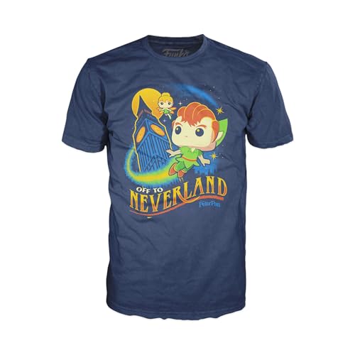 Funko Boxed Tee: Peter Pan - Big Ben - S - T-Shirt - Vêtements - Idée de à Manches Courtes pour Les Adultes Les Hommes et Les Femmes - Produits Officiels - Movies Fans