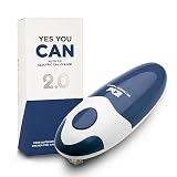 Kitchen Mama Auto 2.0 Electric Can Opener: Upgraded Blade Opens Any Sized Can - Automatic, Hands Fre