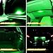 Hbxdeco 10PCS T10 LED Bulb, 12V 8000K Super Bright LED Light Bulb, 5730 8SMD Replacement Bulbs for Read Lights License Plate Lights Roof Lights Trunk Light, Universal Car Accessories (Green)