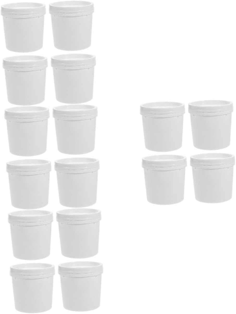 Alipis 16pcs Food-Grade Bucket Lid Portable Handle Oil Household Use Sealing Paint Bucket for and Storage