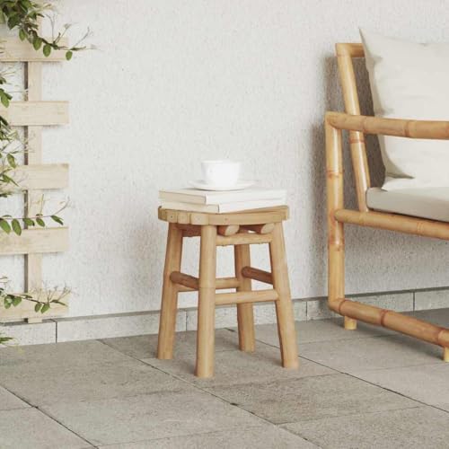 Tabouret en bambou massif stable et peu encombrant - 2