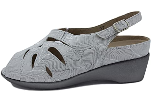 Sandales cuir Vison PieSanto : profitez du confort absolu d'une semelle amovible