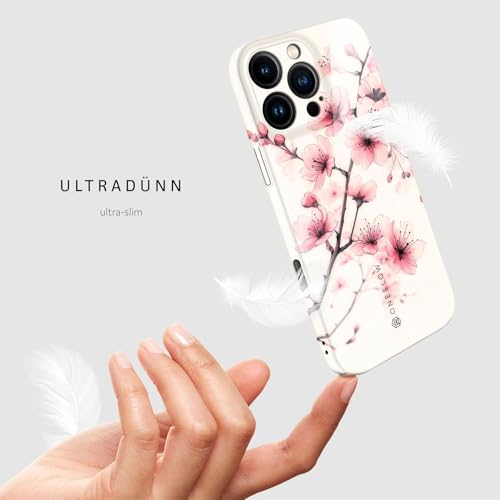 Coque iPhone 16 Pro Max fleur | Housse motif floral rose protection caméra