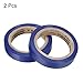 PATIKIL 26Ft Grip Finishing Tape, 2 Pack PVC Racquet Finishing Tapes Racket Accessories Sticky Seal for Tennis Badminton, Blue