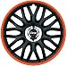 ZentimeX Z778325 Radkappen Radzierblenden universal 15 Zoll ORANGE R