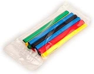 3M Heat Shrink Tubing Assortment Pack FP-301-1/8, Flame Retardant, Color Coded, Lightweight, Markable, 6 in Length Pieces, 4 ea/7 Colors, 10/Case