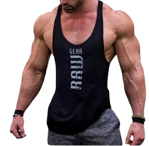 Image of THE BLAZZE Men's Cotton Sleeveless Tank Tops Gym Vest for Mens