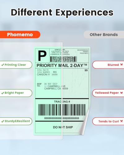 Image of Phomemo 4x6 Thermal Shipping Labels for Phomemo Shipping Label Printer