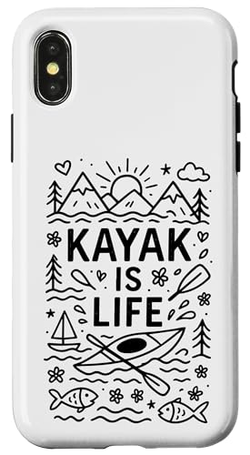 Kayak Canoes-Boat Kayaking, JbN tBbVO JbN V[JbN ނ JbN X}zP[X iPhone X/XS p