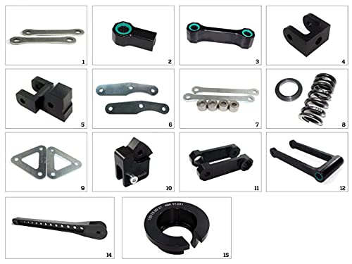 Kit de rehausse de selle Tecnium Suzuki pour grands motards